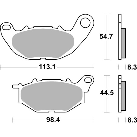 Plaquettes de Frein SBS 931HS-2