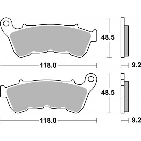 Plaquettes de Frein SBS 934H.HS-2