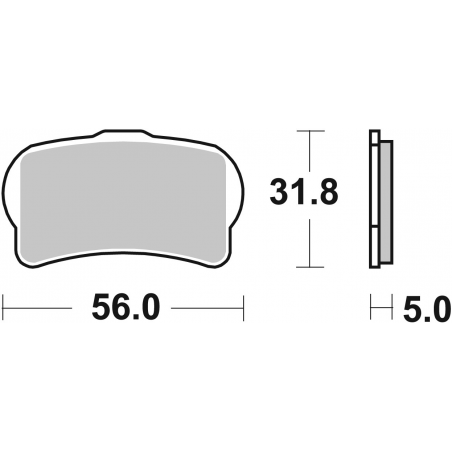 Plaquettes de Frein SBS 939 RSI-2