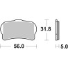Plaquettes de Frein SBS 939 RSI-2 Plaquettes de Frein SBS 939 RSI-2