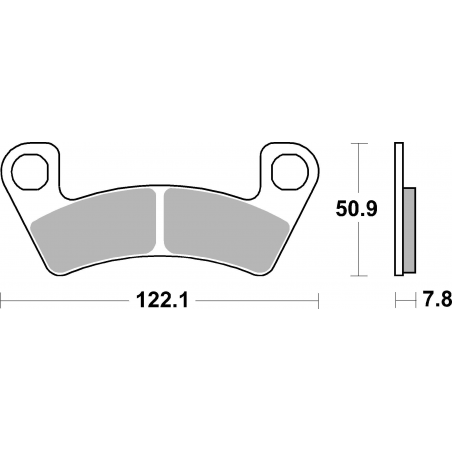 Plaquettes de Frein SBS 946 SI-2