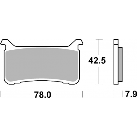 Plaquettes de Frein SBS 947DC-2