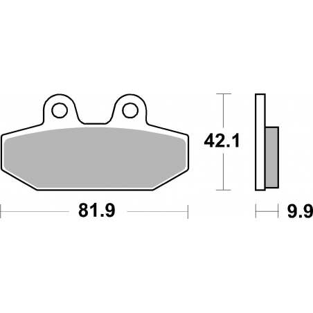 Plaquettes de Frein SBS 949H.LS-2