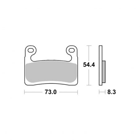 Plaquettes de Frein SBS 960RST-2