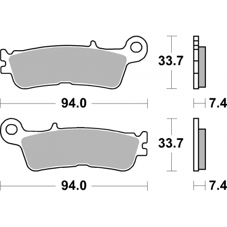 Plaquettes de Frein SBS 965SI-2