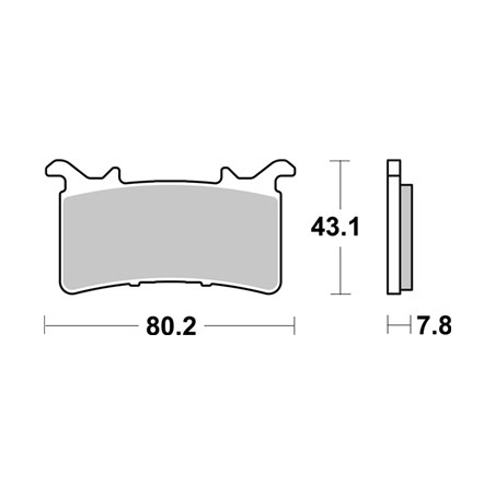 Plaquettes de Frein SBS 985DC-2