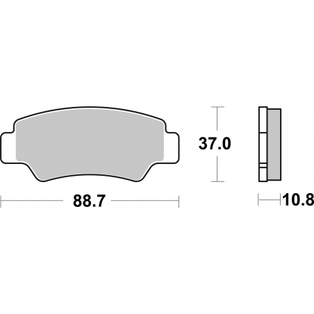 Plaquettes de Frein SBS 987PSI-2