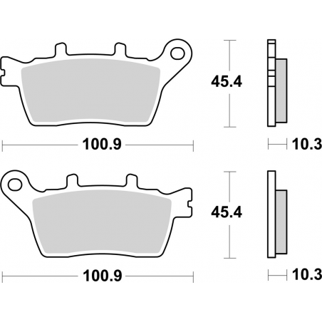 Plaquettes de Frein SBS 991 (LS)-2