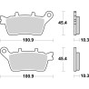 Plaquettes de Frein SBS 991 (LS)-2 Plaquettes de Frein SBS 991 (LS)-2
