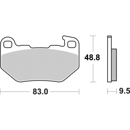 Plaquettes de Frein SBS 993 (LS)-2