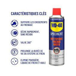 Nettoyant freins WD-40 SPECIALIST Moto 500Ml