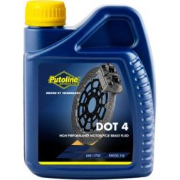 Liquide de frein Putoline Brake Fluid DOT4 500 Ml