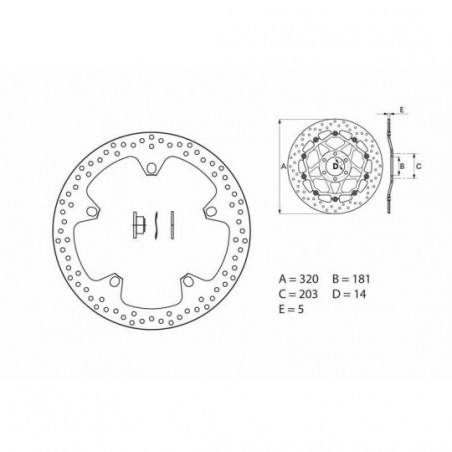 Plaquettes de Frein Brembo 168B407D7