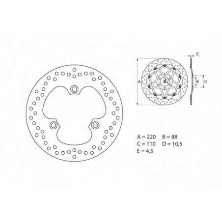 Plaquettes de Frein Brembo 68B40743