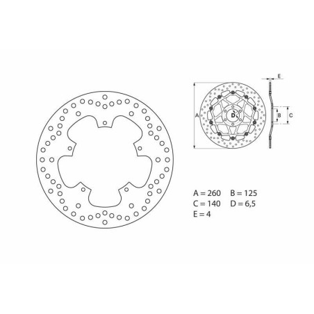 Plaquettes de Frein Brembo 68B407B6 Plaquettes de Frein Brembo 68B407B6