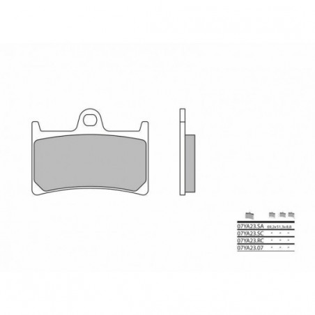 Plaquettes de Frein Brembo 07YA23RC