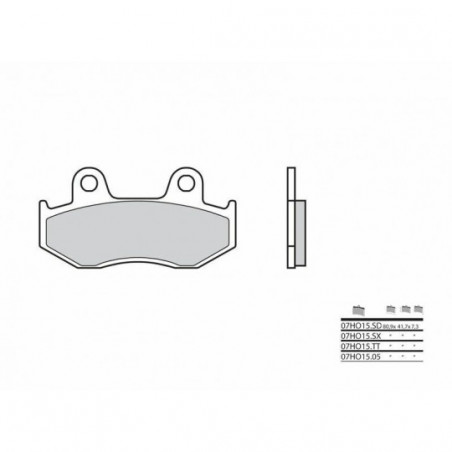 Plaquettes de Frein Brembo 07HO15SD