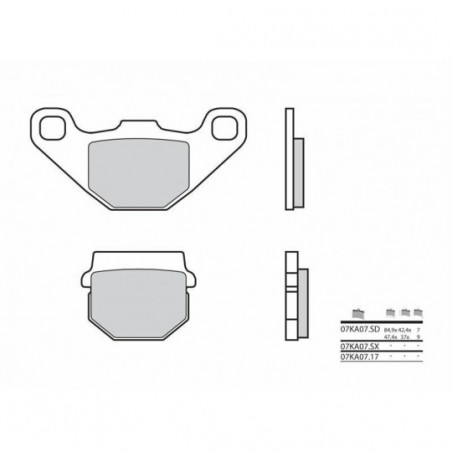 Plaquettes de Frein Brembo 07KA07SD