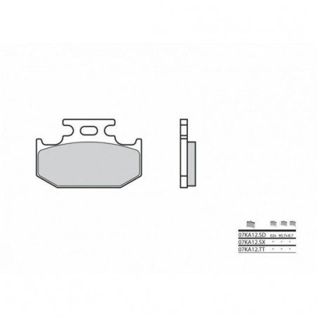 Plaquettes de Frein Brembo 07KA12SD