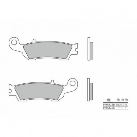 Plaquettes de Frein Brembo 07YA47SD