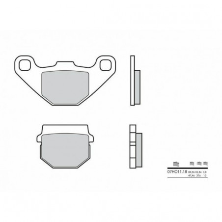 Plaquettes de Frein Brembo 07HO1118