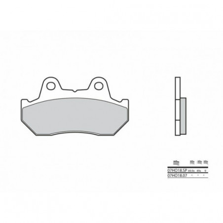 Plaquettes de Frein Brembo 07HO1807