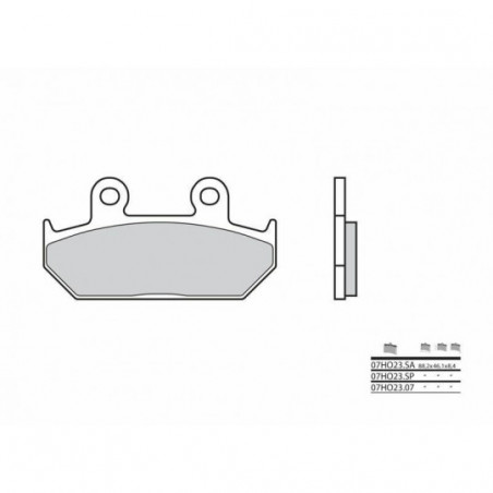 Plaquettes de Frein Brembo 07HO2307