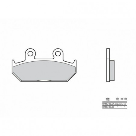 Plaquettes de Frein Brembo 07HO3509