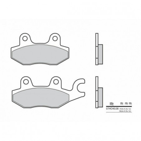 Plaquettes de Frein Brembo 07HO4008