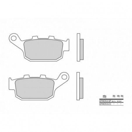 Plaquettes de Frein Brembo 07HO53CC