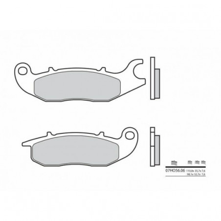 Plaquettes de Frein Brembo 07HO5606