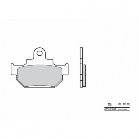 Plaquettes de Frein Brembo 07SU0904