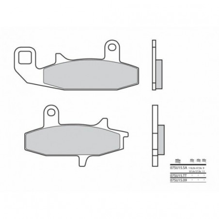 Plaquettes de Frein Brembo 07SU1509