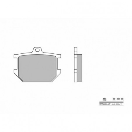 Plaquettes de Frein Brembo 07YA0309