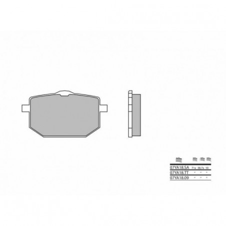 Plaquettes de Frein Brembo 07YA1809