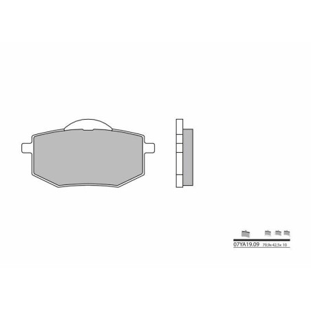 Plaquettes de Frein Brembo 07YA1909 Plaquettes de Frein Brembo 07YA1909