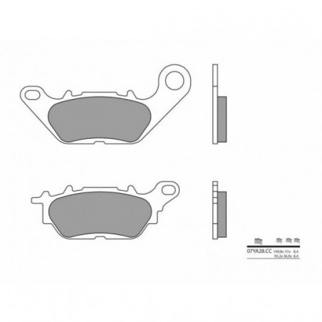 Plaquettes de Frein Brembo 07YA28CC