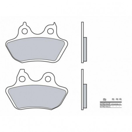 Plaquettes de Frein Brembo 07HD18SP