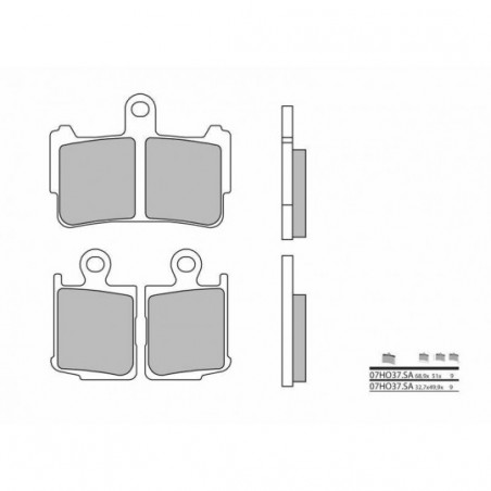 Plaquettes de Frein Brembo 07HO37SA