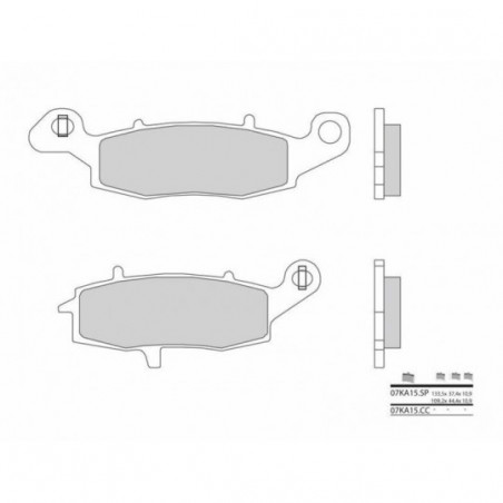 Plaquettes de Frein Brembo 07KA15SP