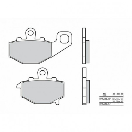 Plaquettes de Frein Brembo 07KA16SP