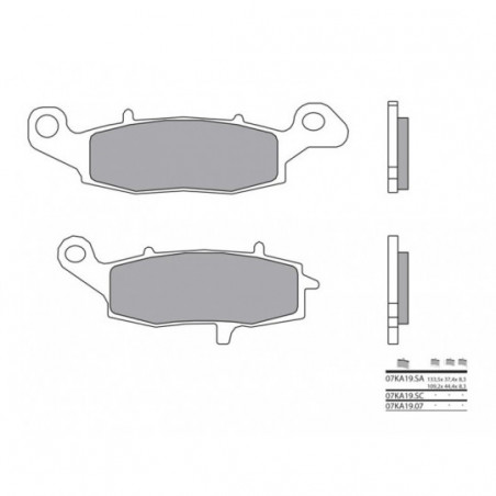 Plaquettes de Frein Brembo 07KA19LA