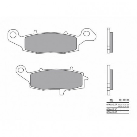 Plaquettes de Frein Brembo 07KA19SA