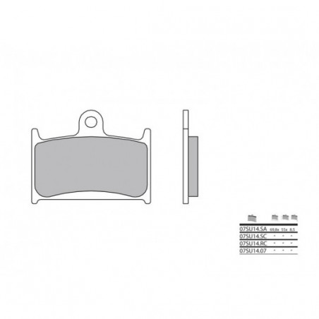 Plaquettes de Frein Brembo 07SU14LA