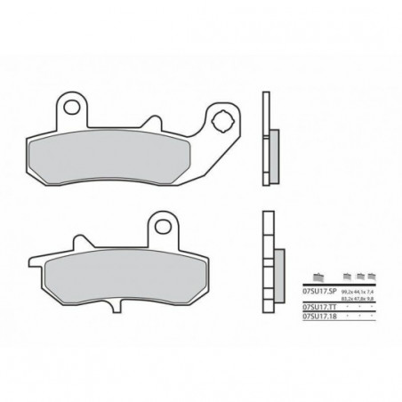 Plaquettes de Frein Brembo 07SU17SP