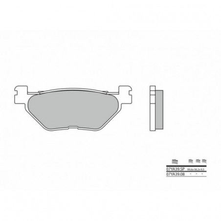 Plaquettes de Frein Brembo 07YA39SP