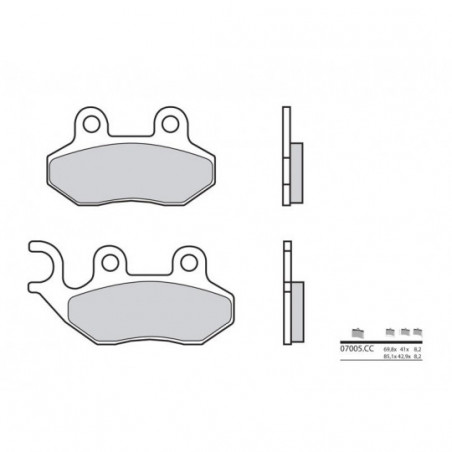 Plaquettes de Frein Brembo 07005CC