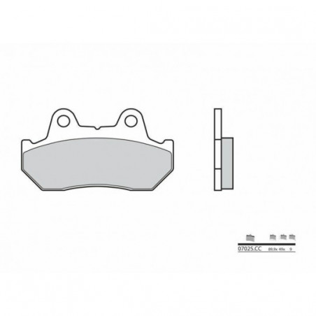 Plaquettes de Frein Brembo 07025