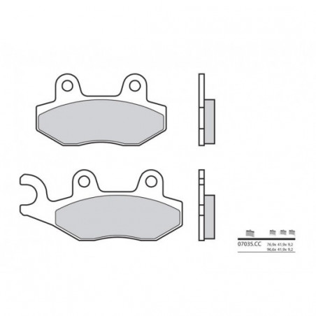 Plaquettes de Frein Brembo 07035