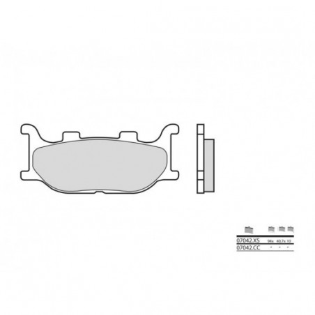 Plaquettes de Frein Brembo 07042CC